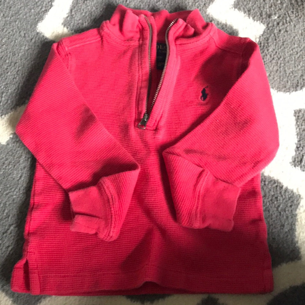 Polo by Ralph Lauren quarter zip waffle weave